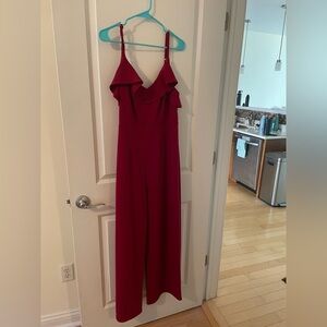 Altar'd State Red Jumpsuit